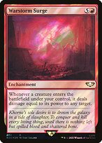 Warstorm Surge (Surge Foil) (40K-209) - Warhammer 40,000 Commander Foil