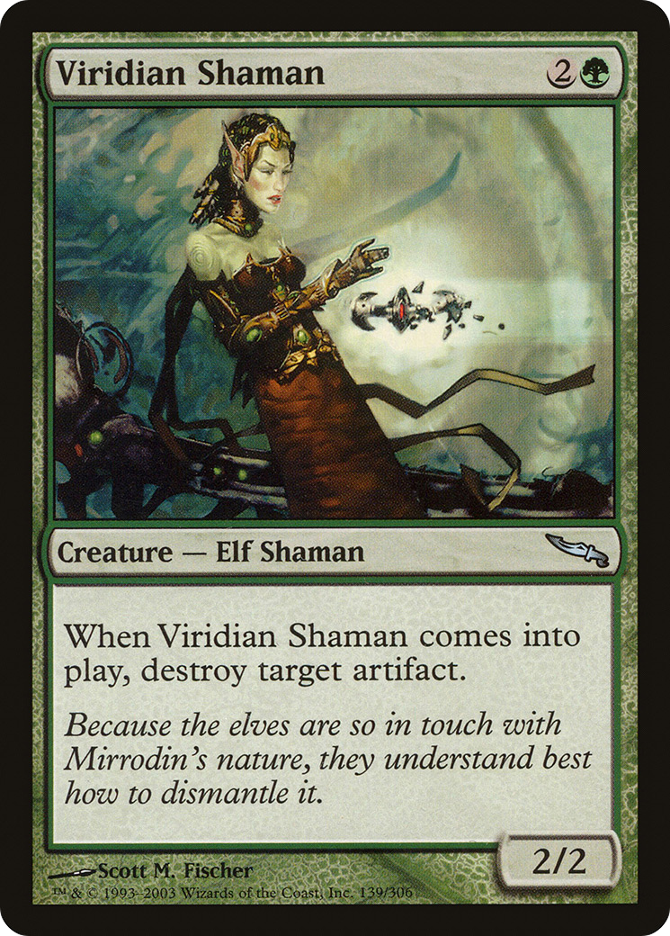 Viridian Shaman (MRD-139) - Mirrodin