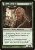 Lambholt Elder (DKA-122) - Dark Ascension: (Double Faced Transform) Foil