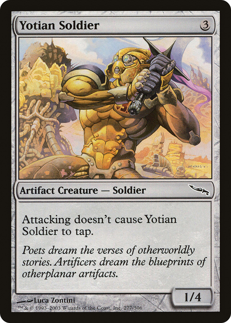 Yotian Soldier (MRD-277) - Mirrodin Foil