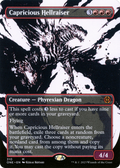 Capricious Hellraiser (Showcase) (ONE-310) - Phyrexia: All Will Be One: (Showcase) (Borderless)