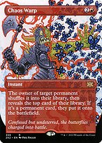 Chaos Warp (Borderless) (2X2-359) - Double Masters 2022