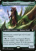 Baru, Wurmspeaker (Extended Art) (DMC-076) - Dominaria United Commander: (Extended Art) Foil