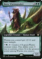 Baru, Wurmspeaker (Extended Art) (DMC-076) - Dominaria United Commander: (Extended Art) Foil