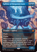 Sphinx of Forgotten Lore (Borderless) (FDN-314) - Foundations Foil