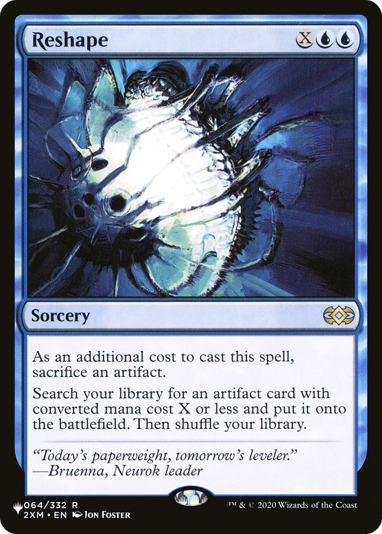 Reshape (2XM) (LIST-2XM-64) - The List