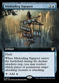 Misleading Signpost (Extended Art) (WOC-047) - Wilds of Eldraine Commander: (Extended Art)