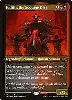 Judith, the Scourge Diva (Foil Etched) (2X2-510) - Double Masters 2022 Foil