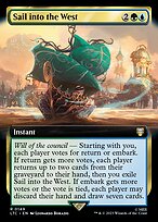 Sail into the West (Extended Art) (LTC-149) - Tales of Middle-earth Commander: (Extended Art) Foil