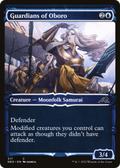 Guardians of Oboro (Showcase) (NEO-317) - Kamigawa: Neon Dynasty: (Showcase) Foil