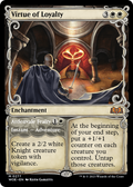 Virtue of Loyalty (Showcase) (WOE-277) - Wilds of Eldraine: (Showcase) Foil