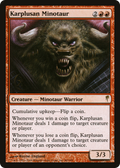 Karplusan Minotaur (CSP-086) - Coldsnap Foil