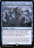 Teachings of the Archaics (STX-057) - Strixhaven: School of Mages: (lesson) Foil