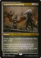 Anguished Unmaking (Foil Etched) (2X2-469) - Double Masters 2022 Foil