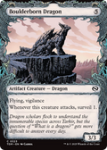 Boulderborn Dragon (Showcase) (TDM-323) - Tarkir: Dragonstorm: (Showcase)