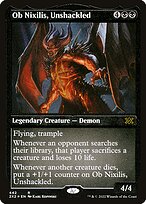 Ob Nixilis, Unshackled (Foil Etched) (2X2-442) - Double Masters 2022 Foil