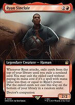 Ryan Sinclair (Extended Art) (Surge Foil) (WHO-981) - Doctor Who: (Extended Art) Foil
