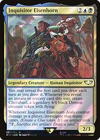 Inquisitor Eisenhorn (Surge Foil) (40K-127) - Warhammer 40,000 Commander Foil