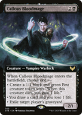Callous Bloodmage (Extended Art) (STX-302) - Strixhaven: School of Mages: (Extended Art)