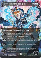 Jace, the Mind Sculptor (Borderless) (Raised Foil) (BLC-093) - Bloomburrow Commander Foil