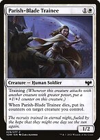 Parish-Blade Trainee (VOW-029) - Innistrad: Crimson Vow Foil