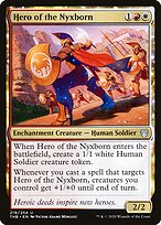 Hero of the Nyxborn (THB-219) - Theros Beyond Death: (enchantment) Foil