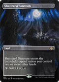 Shattered Sanctum (Borderless) (VOW-283) - Innistrad: Crimson Vow (Borderless) Foil