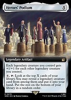 Heroes' Podium (Extended Art) (WHO-479) - Doctor Who: (Extended Art)
