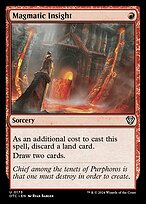 Magmatic Insight (OTC-173) - Outlaws of Thunder Junction Commander