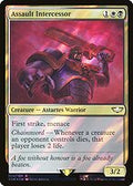 Assault Intercessor (Surge Foil) (40K-104) - Warhammer 40,000 Commander Foil