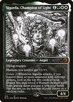 Sigarda, Champion of Light (Showcase) (MID-323) - Innistrad: Midnight Hunt: (Showcase)