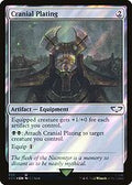 Cranial Plating (Surge Foil) (40K-236) - Warhammer 40,000 Commander Foil