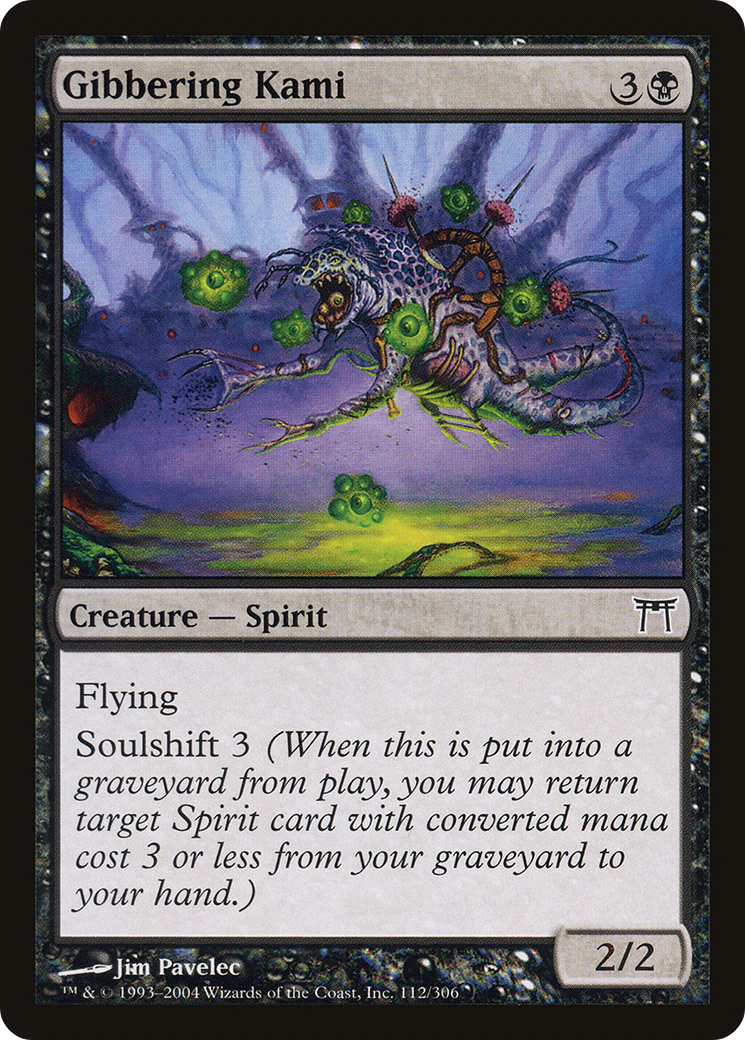 Gibbering Kami (CHK-112) - Champions of Kamigawa Foil