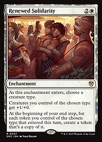 Renewed Solidarity (DRC-007) - Commander: Aetherdrift: (enchantment)