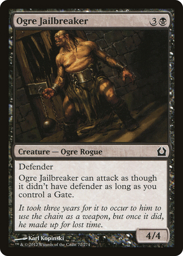 Ogre Jailbreaker (RTR-072) - Return to Ravnica