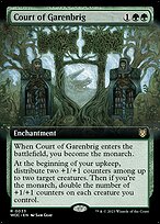 Court of Garenbrig (Extended Art) (WOC-033) - Wilds of Eldraine Commander: (Extended Art)