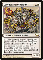 Loxodon Peacekeeper (MRD-013) - Mirrodin