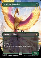 Birds of Paradise (Anime Borderless) (RVR-432) - Ravnica Remastered
