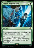 Heroic Intervention (Surge Foil) (WHO-824) - Doctor Who Foil