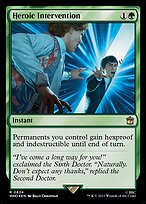 Heroic Intervention (Surge Foil) (WHO-824) - Doctor Who Foil