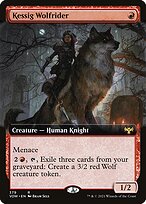 Kessig Wolfrider (VOW-379) - Innistrad: Crimson Vow: (Extended Art) Foil