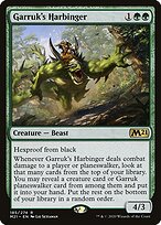 Garruk's Harbinger (M21-185) - Core Set 2021 Foil
