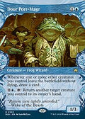 Dour Port-Mage (Showcase) (BLB-303) - Bloomburrow: (Showcase) (Borderless)
