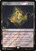 Their Name Is Death (Surge Foil) (40K-062) - Warhammer 40,000 Commander Foil