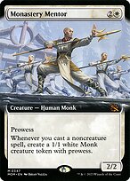 Monastery Mentor (Extended Art) (MOM-347) - March of the Machine: (Extended Art) Foil