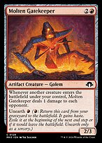 Molten Gatekeeper (MH3-128) - Modern Horizons 3 Foil