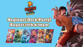 August 12th One Piece Beginners Deck Party!