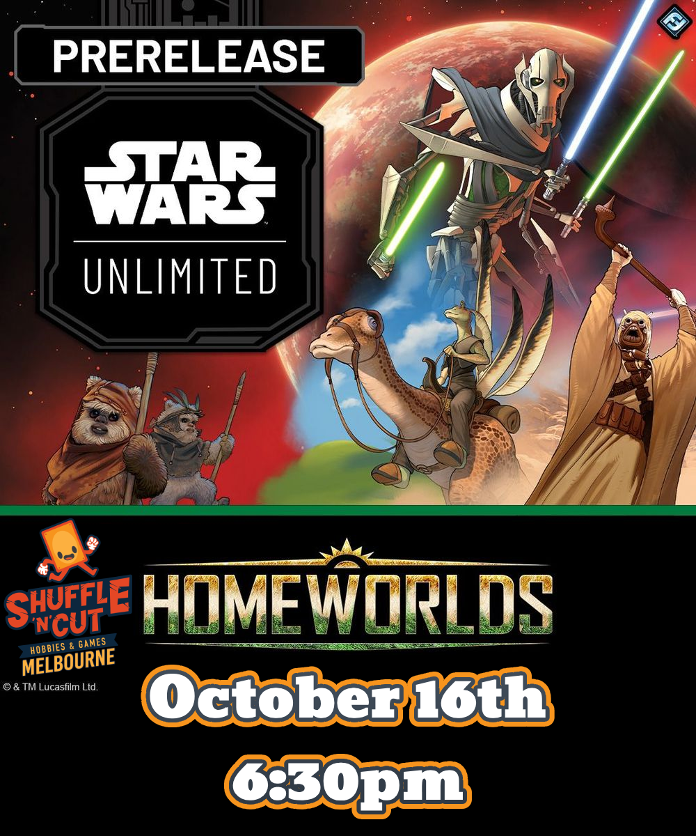 Star Wars Unlimited Homeworlds (Delayed) Prerelease