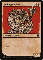 Hulking Bugbear (Showcase) (AFR-319) - Adventures in the Forgotten Realms: (Showcase)