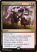 Kolaghan's Command (2X2-239) - Double Masters 2022 Foil